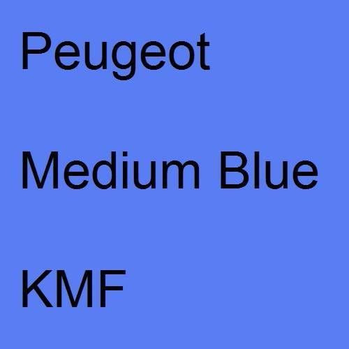 Peugeot, Medium Blue, KMF.